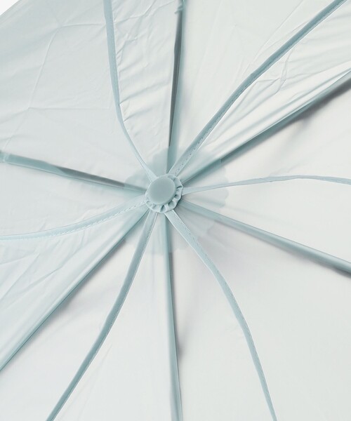 Afternoon Tea（アフタヌーンティー）の「パウダリーフローラル折りたたみビニル傘（折りたたみ傘・レディース・ラベンダー/サックスブルー・ONE SIZE）」の6枚目の写真