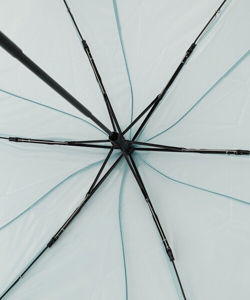 Afternoon Tea（アフタヌーンティー）の「パウダリーフローラル折りたたみビニル傘（折りたたみ傘・レディース・ラベンダー/サックスブルー・ONE SIZE）」の7枚目の写真