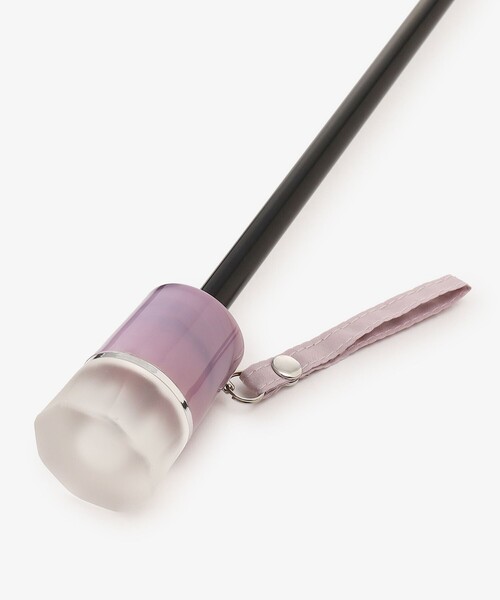 Afternoon Tea（アフタヌーンティー）の「パウダリーフローラル折りたたみビニル傘（折りたたみ傘・レディース・ラベンダー/サックスブルー・ONE SIZE）」の10枚目の写真