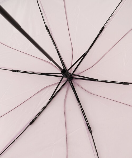 Afternoon Tea（アフタヌーンティー）の「パウダリーフローラル折りたたみビニル傘（折りたたみ傘・レディース・ラベンダー/サックスブルー・ONE SIZE）」の12枚目の写真