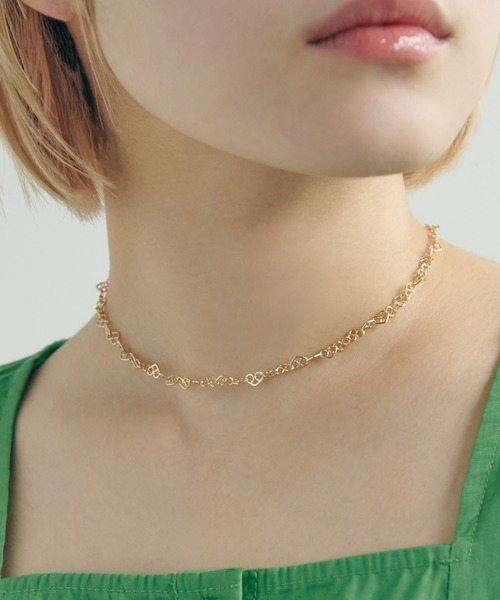 GOLDY（ゴールディ）の「ハート ライン タトゥー チョーカー（チョーカー・レディース・ゴールド/シルバー/ブラック・FREE）」の3枚目の写真