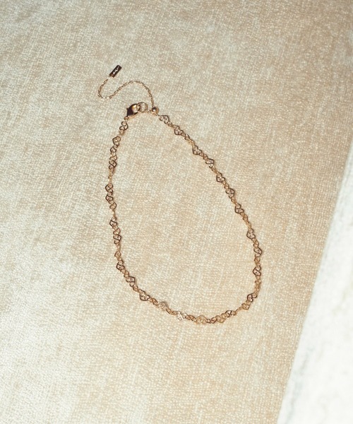 GOLDY（ゴールディ）の「ハート ライン タトゥー チョーカー（チョーカー・レディース・ゴールド/シルバー/ブラック・FREE）」の4枚目の写真