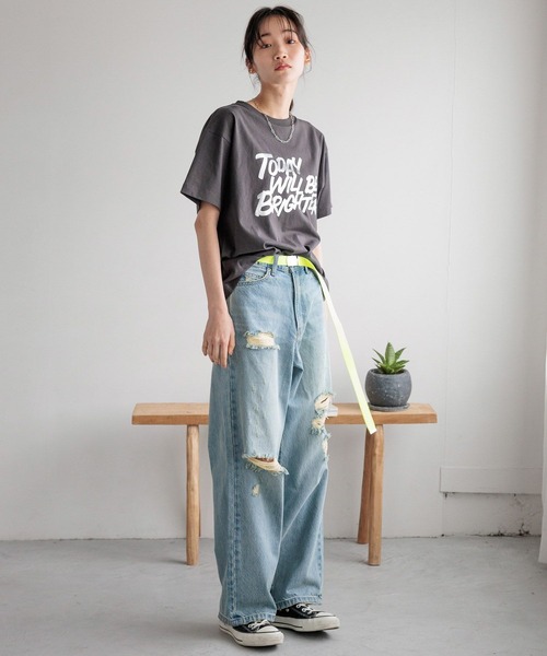 LOWRYS FARM（ローリーズファーム）の「ガチャベルト２５ｍｍ 123541（ベルト・レディース・ブラック/その他/ホワイト/イエロー・FREE）」の10枚目の写真