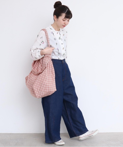 l'atelier du savon（アトリエドサボン）の「2wayでかバッグ（ショルダーバッグ・レディース・ブルー/ブラック/オレンジ/イエロー・FREE）」の19枚目の写真