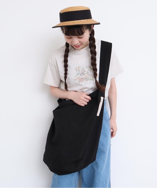 l'atelier du savon（アトリエドサボン）の「2wayでかバッグ（ショルダーバッグ・レディース・ブルー/ブラック/オレンジ/イエロー・FREE）」の8枚目の写真