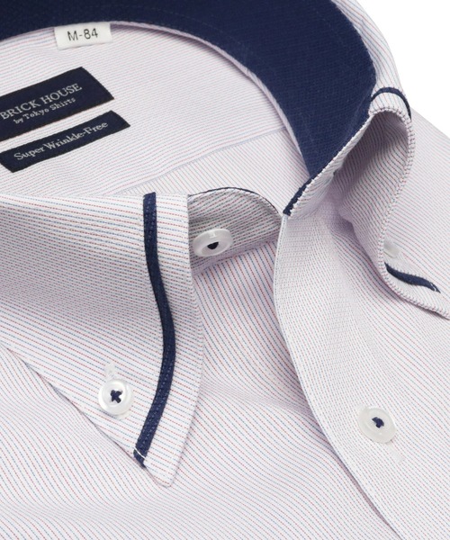 超形態安定ノーアイロン ボタンダウン 長袖ビジネスワイシャツ（ビジネスシャツ）｜TOKYO SHIRTS（トウキョウシャツ）