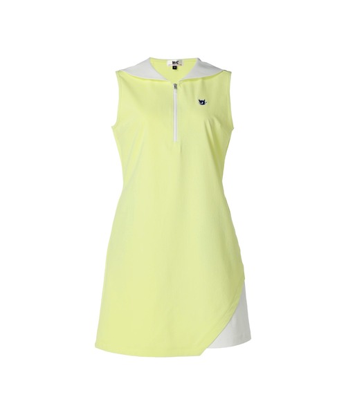 WAAC(ワック)の「WOMENS セーラーカラーピケワンピース(ワンピース・レディース・ホワイト/レモンイエロー・X-SMALL/SMALL/MEDIUM)」の2枚目の写真