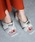 mirem�i�~�����j�́uFluffy knot heel sandals�i�T���_���j�v�b�i�`������