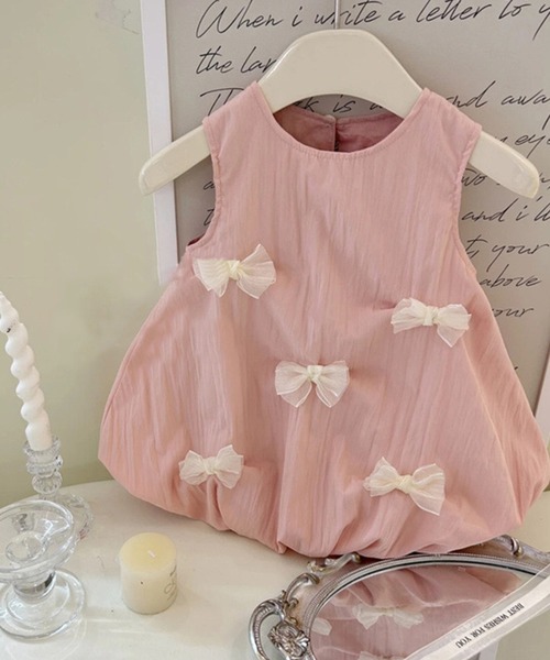 aimoha（アイモハ）の「aimoha-KIDS-ノースリーブトップス（シャツ/ブラウス・キッズ・イエロー系その他/ピンク系その他/ピンク系その他2/イエロー系その他2・90/100/110/120/130/80/140）」の4枚目の写真