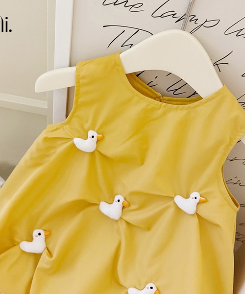 aimoha（アイモハ）の「aimoha-KIDS-ノースリーブトップス（シャツ/ブラウス・キッズ・イエロー系その他/ピンク系その他/ピンク系その他2/イエロー系その他2・90/100/110/120/130/80/140）」の6枚目の写真