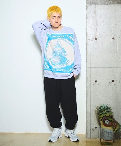 AlexanderLeeChang（アレキサンダーリーチャン）の「AlexanderLeeChang アレキサンダーリーチャン / BLC BANDANA CREWNECK [PTOLEMAIC] バンダナバック刺繍ビッグシルエットスウェット / BC-012418（スウェット・メンズ・ブラック/グレー/レッド・MEDIUM/XX-LARGE/X-LARGE/LARGE）」の6枚目の写真