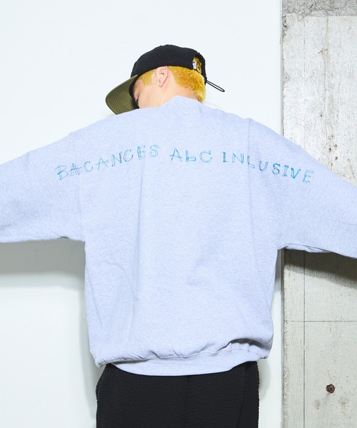 AlexanderLeeChang（アレキサンダーリーチャン）の「AlexanderLeeChang アレキサンダーリーチャン / BLC BANDANA CREWNECK [PTOLEMAIC] バンダナバック刺繍ビッグシルエットスウェット / BC-012418（スウェット・メンズ・ブラック/グレー/レッド・MEDIUM/XX-LARGE/X-LARGE/LARGE）」の7枚目の写真