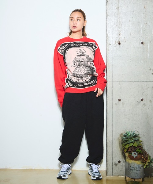 AlexanderLeeChang（アレキサンダーリーチャン）の「AlexanderLeeChang アレキサンダーリーチャン / BLC BANDANA CREWNECK [PTOLEMAIC] バンダナバック刺繍ビッグシルエットスウェット / BC-012418（スウェット・メンズ・ブラック/グレー/レッド・MEDIUM/XX-LARGE/X-LARGE/LARGE）」の11枚目の写真