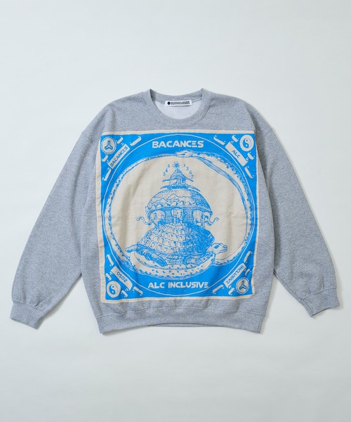 AlexanderLeeChang（アレキサンダーリーチャン）の「AlexanderLeeChang アレキサンダーリーチャン / BLC BANDANA CREWNECK [PTOLEMAIC] バンダナバック刺繍ビッグシルエットスウェット / BC-012418（スウェット・メンズ・ブラック/グレー/レッド・MEDIUM/XX-LARGE/X-LARGE/LARGE）」の18枚目の写真
