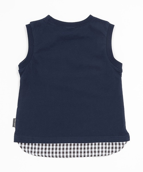 petit main（プティマイン）の「【接触冷感】アソートタンクトップ（タンクトップ・キッズ・ベージュ/ネイビー/オレンジ/ライトグリーン・80ｃｍ/90cm/110cm/100cm/120cm/130cm）」の11枚目の写真