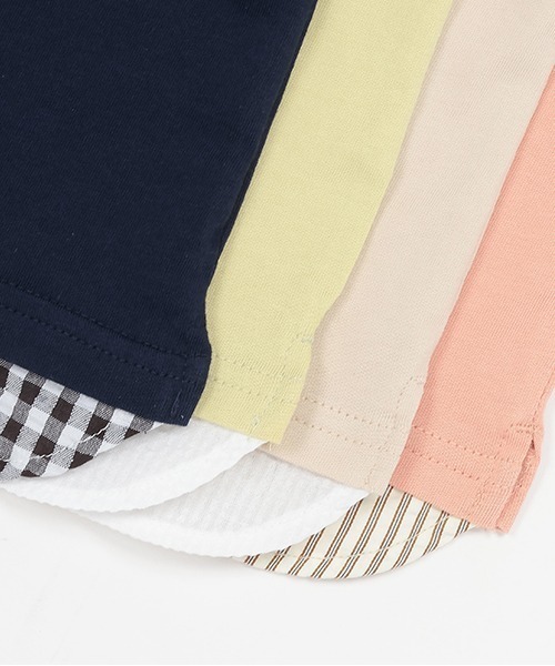 petit main（プティマイン）の「【接触冷感】アソートタンクトップ（タンクトップ・キッズ・ベージュ/ネイビー/オレンジ/ライトグリーン・80ｃｍ/90cm/110cm/100cm/120cm/130cm）」の5枚目の写真