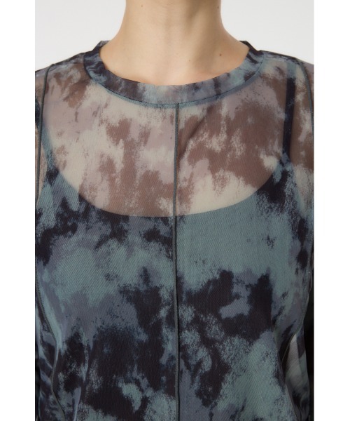 RODEO CROWNS WIDE BOWL（ロデオクラウンズワイドボウル）の「ニュアンスパターンシアートップス（Tシャツ/カットソー・レディース・オレンジ系その他/イエロー系その他/ブラック系その他・FREE）」の12枚目の写真