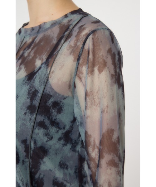 RODEO CROWNS WIDE BOWL（ロデオクラウンズワイドボウル）の「ニュアンスパターンシアートップス（Tシャツ/カットソー・レディース・オレンジ系その他/イエロー系その他/ブラック系その他・FREE）」の13枚目の写真