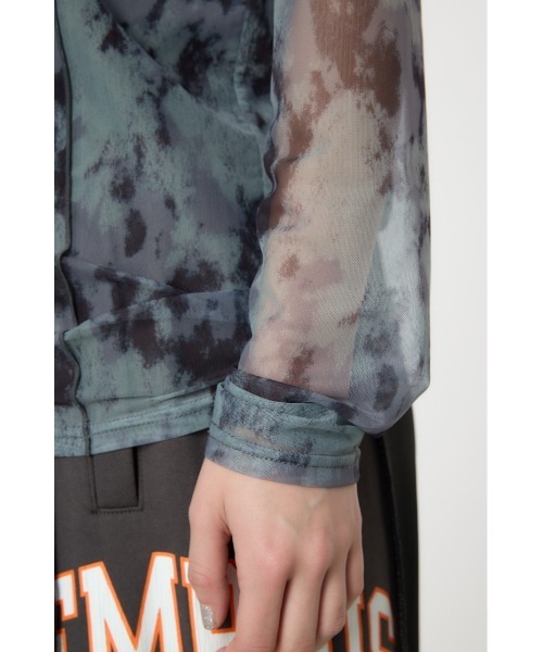 RODEO CROWNS WIDE BOWL（ロデオクラウンズワイドボウル）の「ニュアンスパターンシアートップス（Tシャツ/カットソー・レディース・オレンジ系その他/イエロー系その他/ブラック系その他・FREE）」の14枚目の写真