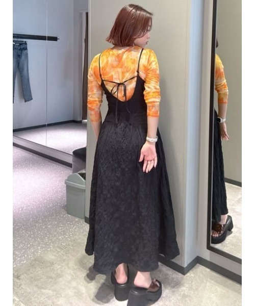 RODEO CROWNS WIDE BOWL（ロデオクラウンズワイドボウル）の「ニュアンスパターンシアートップス（Tシャツ/カットソー・レディース・オレンジ系その他/イエロー系その他/ブラック系その他・FREE）」の20枚目の写真