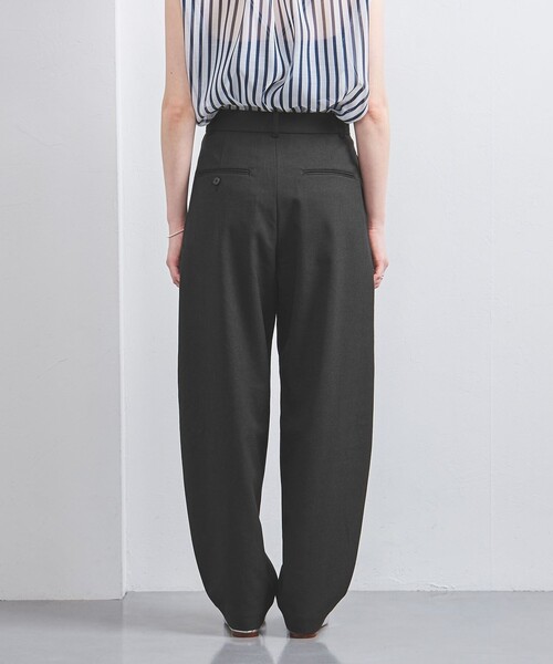 UNITED ARROWS（ユナイテッドアローズ）の「ジョーゼット バレル パンツ（スラックス・レディース・ナチュラル/ブラック・36/38）」の13枚目の写真