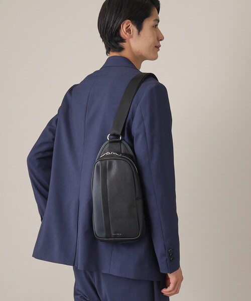 THE SHOP TK (ザ ショップ ティーケー )の「◆サフィアーノ切替えボディバック(ボディバッグ/ウエストポーチ・メンズ・ネイビー系4/グレー系その他5/ブラック・00)」の20枚目の写真