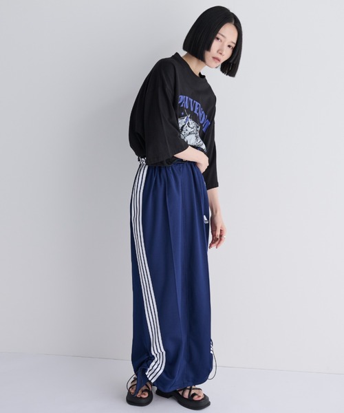 MERLOT（メルロー）の「オーバーサイズメニーキャットコットンTシャツ（Tシャツ/カットソー・レディース・ホワイト/ブラック/グレー・FREE）」の17枚目の写真