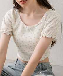 OLIVE des OLIVE | ピコレーストップス(Tシャツ/カットソー)