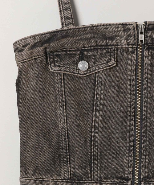 JEANASIS(ジーナシス)の「【ZOZO限定】デニムミニキャミワンピース/129602(ワンピース・レディース・ブルー系その他/ブラック系その他・FREE)」の14枚目の写真