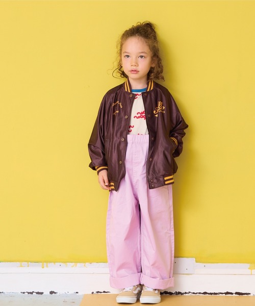 BIG FIELD(ビッグフィールド)の「ツイル/エヴォルブサロペット(サロペット/オーバーオール・キッズ・チャコール/アイボリー/ライトピンク・90/100/110/120/150/140/130)」の14枚目の写真