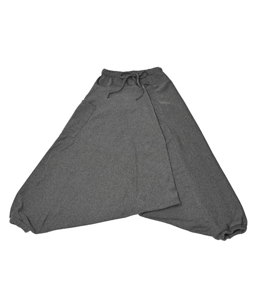 エスニックサルエルパンツ 裏起毛スウェット（スウェットパンツ