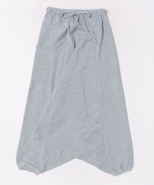 MARAI（マーライ）の「エスニック柄 裏起毛サルエルスウェットパンツ（スウェットパンツ・レディース・ネイビー/ブラック系その他/ブルー/チャコールグレー/ブラック系その他2/ブラック/ブラック×パープル/ブラック×ベージュ/ライトグレー/ブラウン/レッド/カーキ・105cm/100cm）」の14枚目の写真