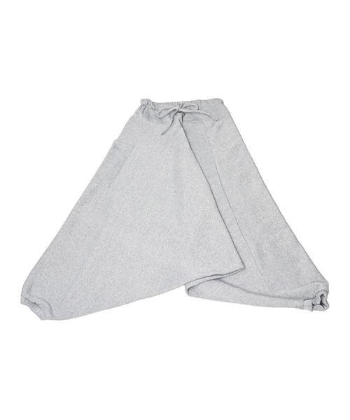 MARAI（マーライ）の「エスニック柄 裏起毛サルエルスウェットパンツ（スウェットパンツ・レディース・ネイビー/ブラック系その他/ブルー/チャコールグレー/ブラック系その他2/ブラック/ブラック×パープル/ブラック×ベージュ/ライトグレー/ブラウン/レッド/カーキ・105cm/100cm）」の15枚目の写真