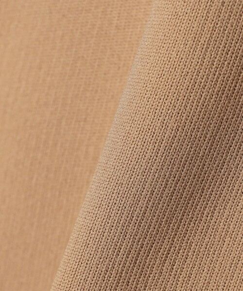 quaranciel:〈手洗い可能〉ニット ノーカラー ダブル ジャケット