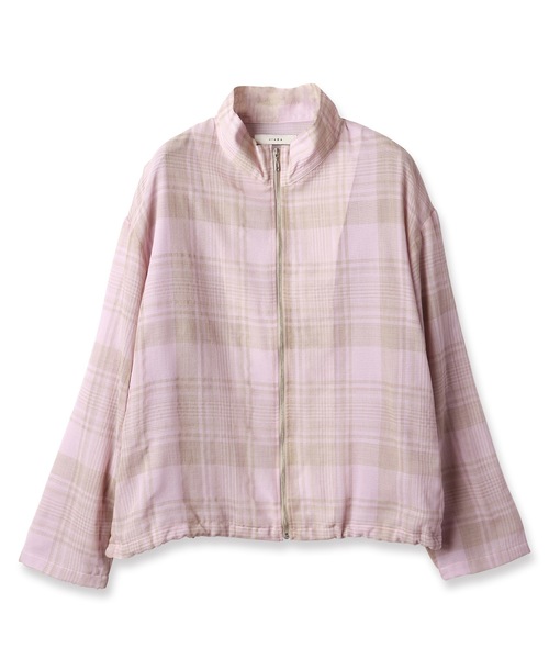 Jieda（ジエダ）の「CHECK STAND ZIP SHIRT（シャツ/ブラウス