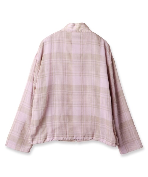 Jieda（ジエダ）の「CHECK STAND ZIP SHIRT（シャツ/ブラウス