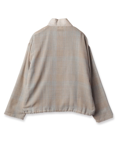 Jieda（ジエダ）の「CHECK STAND ZIP SHIRT（シャツ/ブラウス