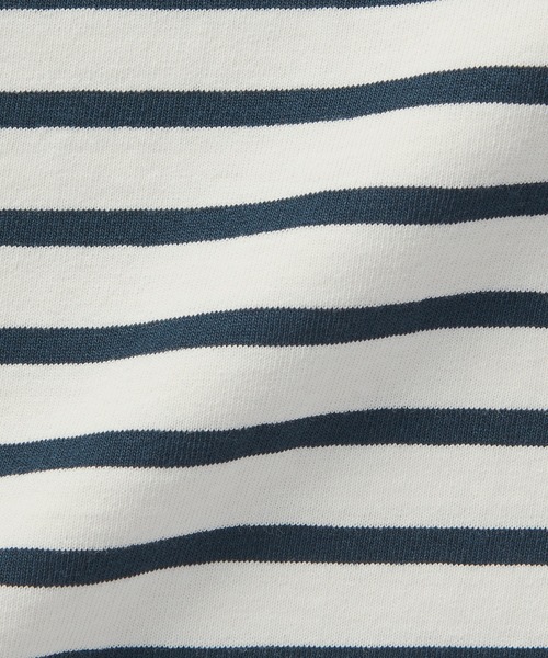 無印良品(ムジルシリョウヒン)の「紳士 洗いざらし太番手ボートネック九分袖Tシャツ(Tシャツ/カットソー・メンズ・ネイビー系/ホワイト系/ダークブラウン系/ブラック系・S/M/L/XL)」の11枚目の写真