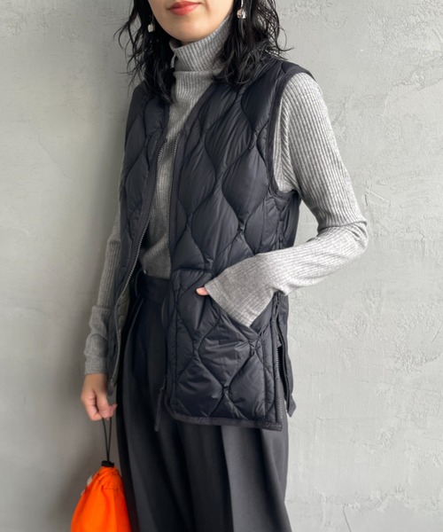 WEB限定】[TAION/タイオン] MILITARY ソフトシェル Vネックダウン