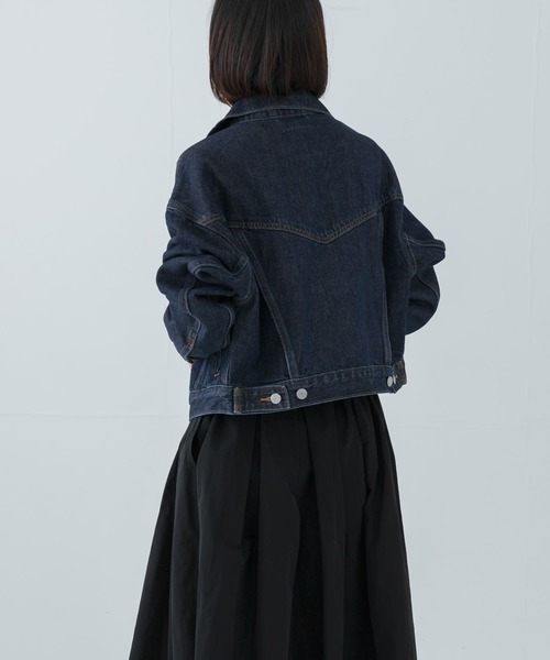 Levi's(リーバイス)の「Levi’s SHRUNKEN 90S TRUCKER(デニムジャケット・レディース・インディゴブルー・SMALL)」の3枚目の写真