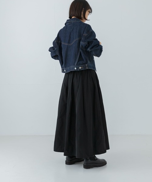 Levi's(リーバイス)の「Levi’s SHRUNKEN 90S TRUCKER(デニムジャケット・レディース・インディゴブルー・SMALL)」の6枚目の写真