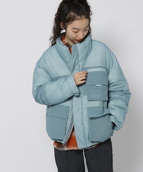 niko and...(ニコアンド)の「シアーリップウォームジャケット(ブルゾン・レディース・ブラック/グレー/ブルー・MEDIUM/BIG(L))」の16枚目の写真