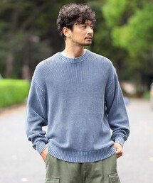B:MING by BEAMS | 5ゲージ オーバーダイ クルーネック ニット(ニット/セーター)