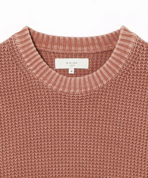 B:MING by BEAMS（ビーミングバイビームス）の「5ゲージ オーバーダイ クルーネック ニット（ニット/セーター・メンズ・ライトブルー/ピンク・X-LARGE/SMALL/LARGE/MEDIUM）」の20枚目の写真