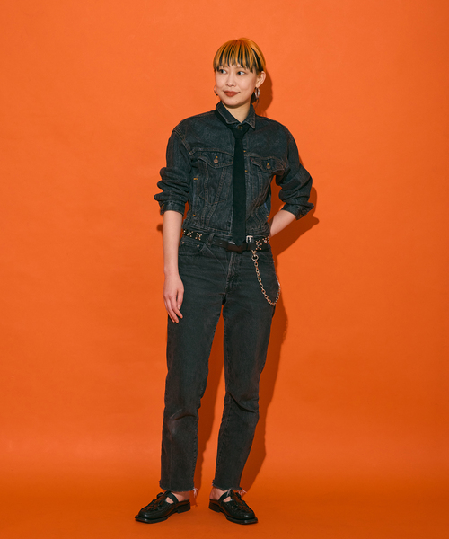 CITYSHOP（シティーショップ）の「[THE MOOD]NECKTIE：ネクタイ（ネクタイ・レディース・ブラック・FREE）」の13枚目の写真
