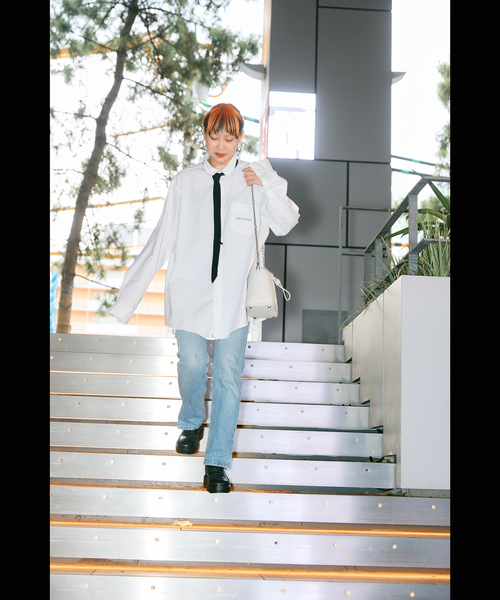 CITYSHOP（シティーショップ）の「[THE MOOD]NECKTIE：ネクタイ（ネクタイ・レディース・ブラック・FREE）」の6枚目の写真