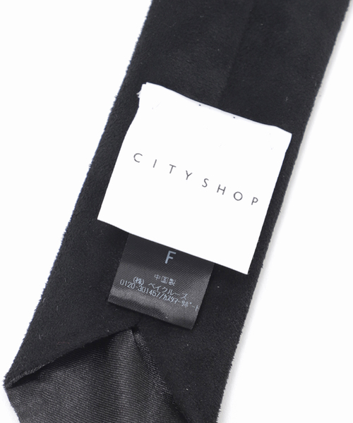CITYSHOP（シティーショップ）の「[THE MOOD]NECKTIE：ネクタイ（ネクタイ・レディース・ブラック・FREE）」の15枚目の写真
