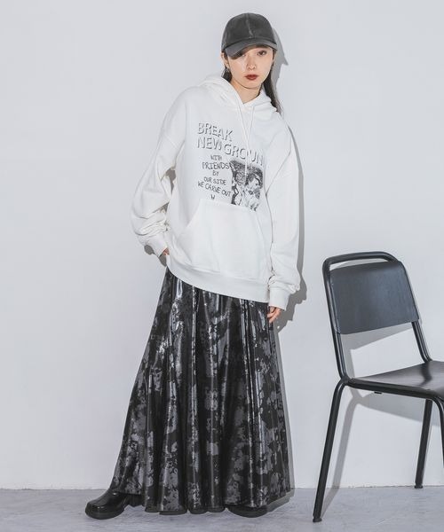 JEANASIS（ジーナシス）の「スクエアストレッチヒールブーツ/148925（ブーツ・レディース・ブラック系その他/ブラック/ホワイト系その他/ブラウン・MEDIUM/LARGE）」の22枚目の写真