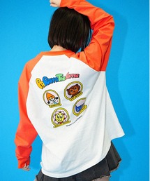 Salong hameu | パラッパラッパー キャラクターバックプリント ラグランロンT メンズ レディース ユニセックス/長袖Tシャツ(Tシャツ/カットソー)
