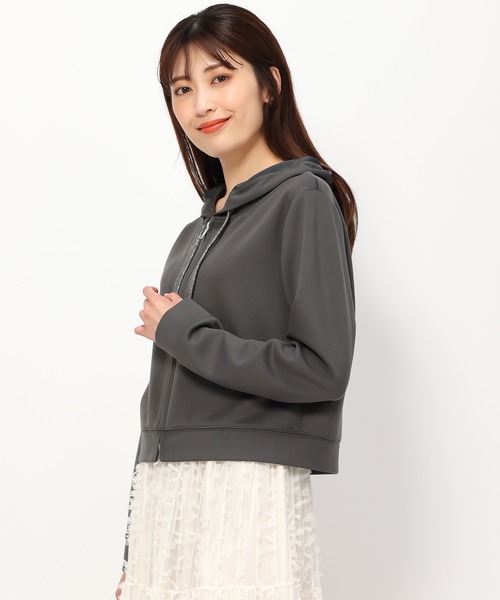 MISCH MASCH(ミッシュマッシュ)の「ダンボールニットパーカー/MM438203(Tシャツ/カットソー・レディース・モカ/ブラック/ライトブルー/グレー・S/M)」の20枚目の写真